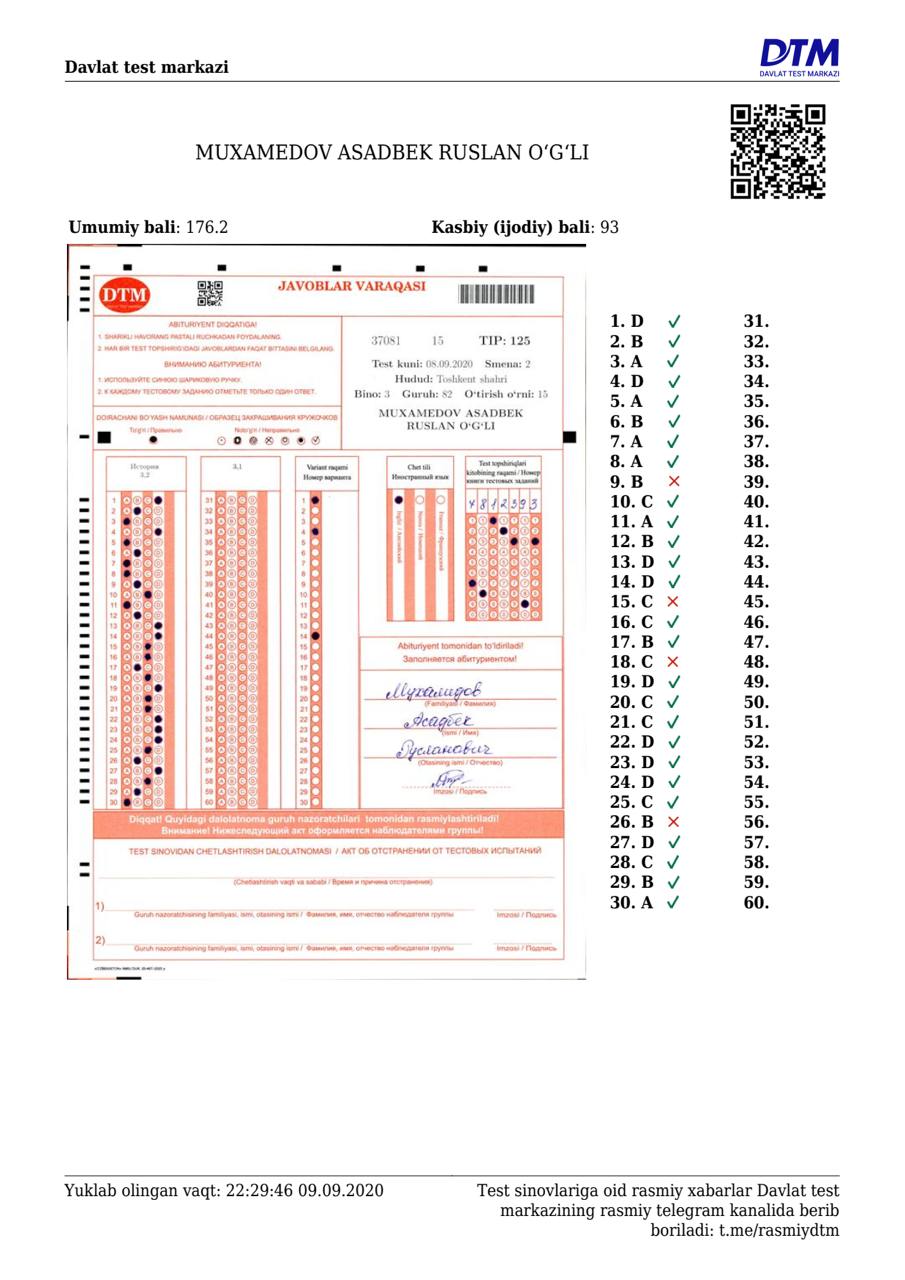 Certificate of Student 3